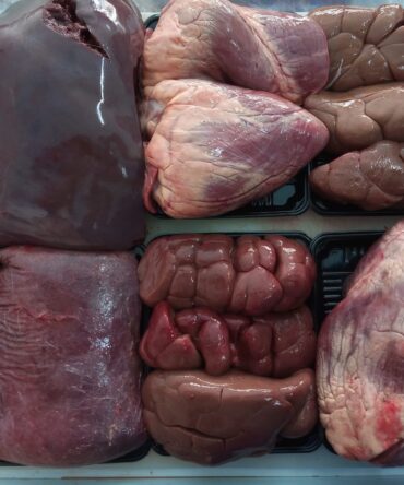Beef Liver, Spleen, Kidney, Lung and Heart